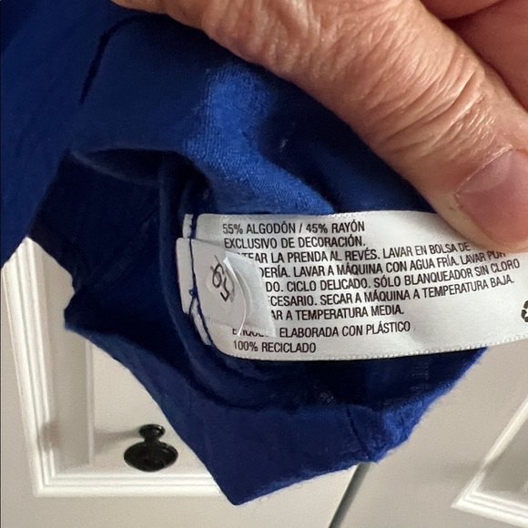 Knox Rose Women's Royal Blue Blouse - Picture 5 of 6